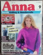Anna Burda Knitting and Needlecrafts 1986/9 wersja angielska