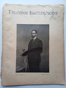 Tygodnik Illustrowany no 7 1901 rok. Teodor Axentowicz portret własny
