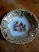 Duży ozdobny talerz porcelanowy Bogucice 