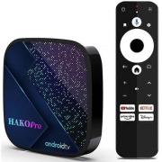 HakoPro 4/32G Android 11 Smart TV Certyfikat Google 4K UHD LAN WiFi BT