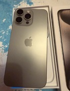 iPhone 15 pro max 256GB natural titanium w bardzo dobrym stanie 