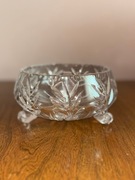 Oryginalna kryształowa miseczka na nóżkach z czasów PRL-u