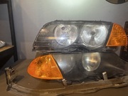 BMW E46 przedlift – komplet org reflektorów BOSCH,działające silniczki, EU