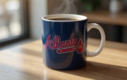 Atlanta Braves prezent dla kibica Baseball kubek ceramiczny gadzet