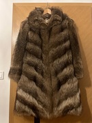 Futro naturalne srebrne 