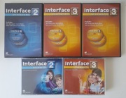 Płyty CD do nauki języka angielskiego 5 sztuk Interface 2, Interface 3