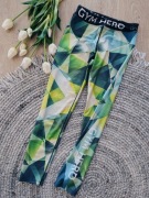Legginsy Gym Hero Geometric Green M 38