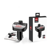Transmiter FM MP3 Bluetooth 4.2 do Auta USB SD Głośnomówiący Ładowarka USB