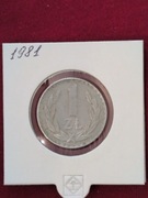 "1złoty"-1981 rok
