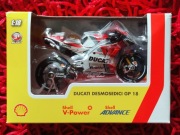 DUCATI DESMOSEDICI GP 18 - Shell kolekcja motocykl model 1/18
