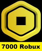 ROBLOX ROBUX 7000 SZTUK 7K ROBUXÓW ROBUXY WALUTA DO GRY ROBLOX GAMEPASS