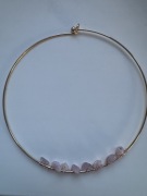  Choker ręcznie robiony z naturalnych materiałów 