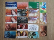 Karty telefoniczne magnetyczne 18szt