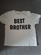 Bluzeczka z napisem BEST BROTHER r. 74