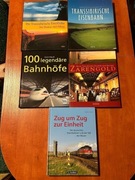 Zestaw 5 Niemieckich Książek o Kolejach