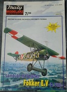 Mały Modelarz nr 7/98 Fokker E.V(D.VIII)