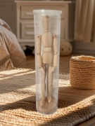 Ikea Gestalta ozdoba figurka ludzik manekin drewno 33 cm Nowy