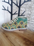 Buty botki Mumka wegańskie słoneczniki 36
