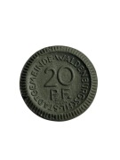 Notgeld Waldenburg, Wałbrzych 20 pfennig 1921 rok ceramika 