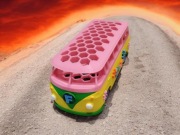 Bus Friendz organizer na kredki, mazaki - personalizacja napisu.