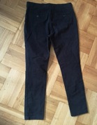 Czarne męskie Hm  spodnie chinos skinny 34  M 