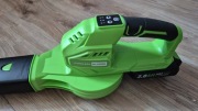 AKUMULATOROWA  DMUCHAWA DO LIŚCI do 300 km/h 20V, 2 akumulatory 2Ah