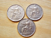 WŁOCHY , 1 lira  zestaw 1922,23,24 r.