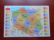 Mapa Polski.             