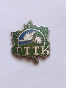 OTP- ODZNAKA TURYSTYKI PIESZEJ PTTK - Nakrętka sygnowana - pierwszy wzór 