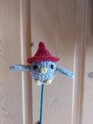 Handmade pluszak włóczka ptak