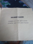 Instrukcja obsługi radia Wanda,Jowita 