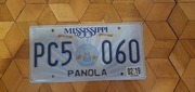 Mississippi tablica rejestracyjna usa oryginal