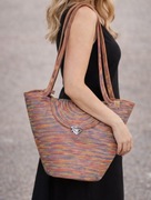 Torebka Damska Kosz Miejski ze Sznurka Bawełnianego MONA Rękodzieło