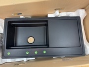 Zlewozmywak Blanco Zenar XL 6S-F Silgranit, kolor czarny.