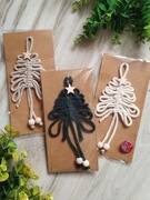 Mini choinki, zawieszki na karnisz 