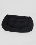 Legowisko dla psa kota posłanie kanapa czarne 80x60