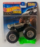 HOT WHEELS MONSTER TRUCKS DELOREAN TIME MACHINE 