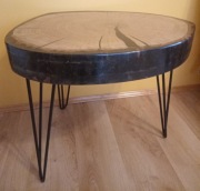 stolik z plastra dębu LOFT