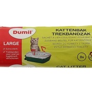 Duże worki z taśmą do kuwety 40szt 15 litrów 