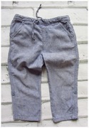 Lniane spodnie Matalan rozm 92