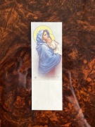 Stary obrazek z Ziemi Świętej 1959 r. – Madonna – Włochy / Pielgrzymka