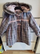 Ciepły płaszczyk w kratę Name IT r. 98