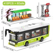 Klocki wzór LEGO AUTOBUS AUTOKAR BUS Autko Samochodzik Prezent
