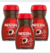 Nescafe Classic kawa rozpuszczalna słoik 3x 200 g