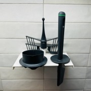 Uchwyt wieszak organizer Thermomix TM6 BIAŁY