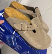 Birkenstock Boston Taupe rozm. 39  nowe 
