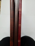 Trzy klasery 8 kartkowe A4 koloru brązowego 