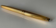 Montblanc Meisterstuck 144 pozłacane pióro Gold Plated Barley Fountain Pen 