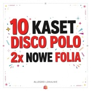 10 KASET disco polo GALA chodnikowa Biesiada TOP 10 2x NOWE folia 1992