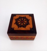 Drewniana kasetka PRL